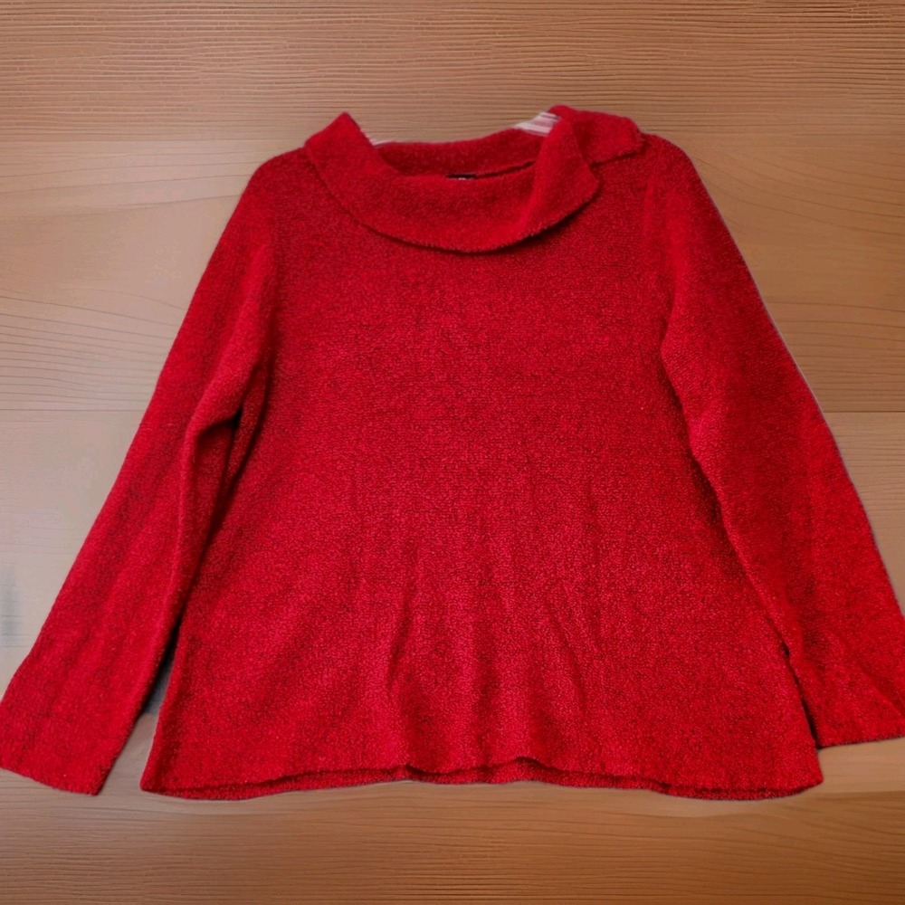 EILEEN FISHER Woman‎ Size 1X Sweater MERINO WOOL CASHMERE Italian Yarn Romantic